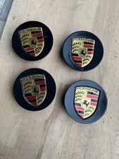 Original Porsche Felgendeckel Schwarz / Porsche Wheel centre Caps