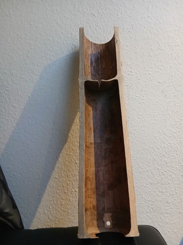 Bambus halbschale gelb - bambus,