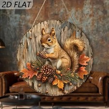 Eichhörnchen Holz Wand-Deko