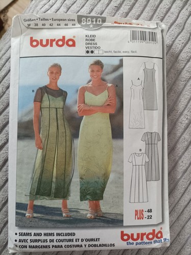Kleid burda 8910 vintage - kleid,