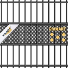 Doppelstabzaun Sichtschutz