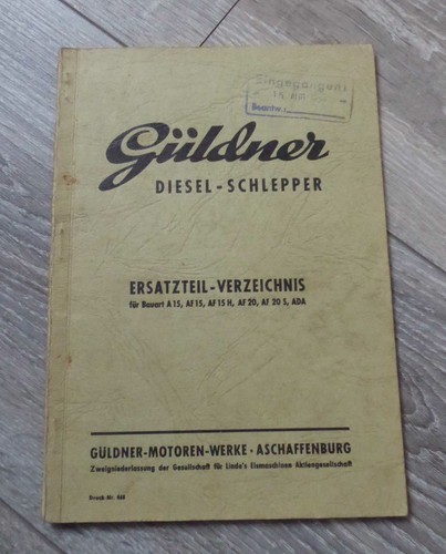 Güldner schlepper a15 af15 - a15,