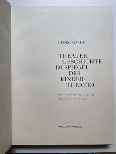 Georg garde theatergeschichte - georg,