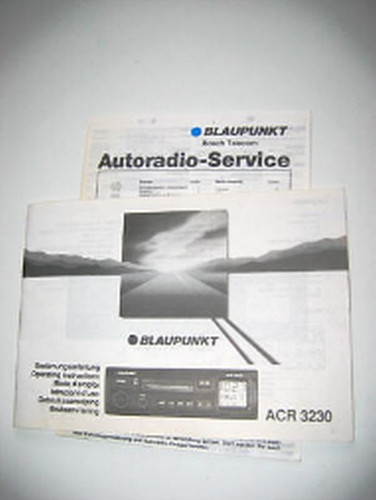 Betriebsanleitung auto radio - auto,