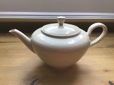 Porzellan Teekanne Porzellankanne 1 Liter Vintage Elfenbein