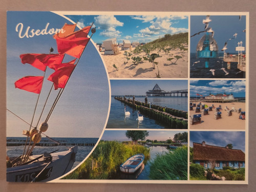 Ansichtskarte insel usedom - insel,