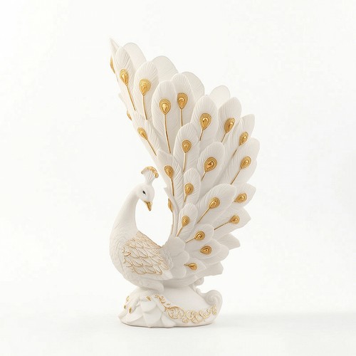 Pfauenvase modern vase - vase, in