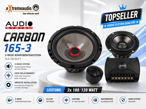 Audio system carbon 165 - audio,