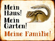 Holzschild 30x40 cm Tiere