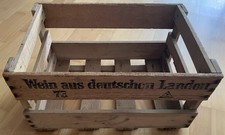 Weinkiste Holzkiste Deko-Kiste 46 x 31 x 24,5 cm Wein aus deutschen Landen 73