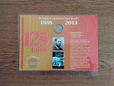 Bund - Numisblatt - 5/2013 - 125 Jahre Strahlen elektrischer Kraft - 1888-2013 -