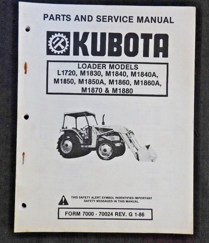 Kubota l1720 m1830 m1840 - l1720,