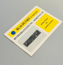 BLAUPUNKT Koblenz CB Auto Funk Radio - Original Bedienungsanleitung