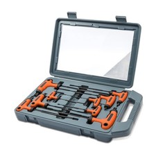 9 tlg Torx Schraubendreher Satz T-Griff Schraubenschlüssel Torxschlüssel T10-50