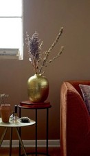 Bloomingville Vase Metall gehämmert Gold House Doctor Style