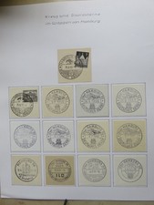 13 Stempel Hamburg ab 1950, Kreuz und Davidsterne im Wappen von Hamburg