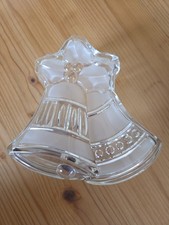 Glasdose mit Deckel Glocke Weihnachten