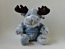 Idee + spiel Elch mit Pullover Granulat Plüschtier Kuscheltier Stofftier (T184)