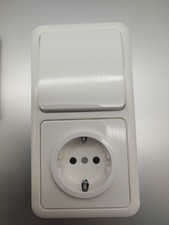 Siemens Delta Profil 2fach Rahmen 5TG1812 + Wippe 5TG7801 Titanweiß