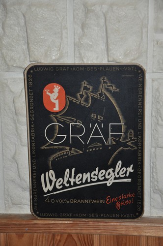 Altes reklameschild 40er - altes, 30/40er