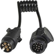 Anhänger Verlängerungskabel Spiralkabel 7/13 2M Adapterkabel Kupplung Stecker