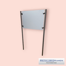 Edelstahl Werbeschild Ständer