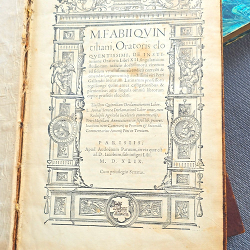 Fabius quintilianus de - m., quintilianus,