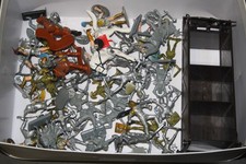 Aufstellfiguren Ritter 50 Stück Spielzeug aus den 80ger Vintage Figuren m.Waffen