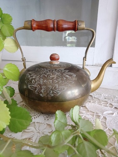 Vintage indische teekanne - vintage,