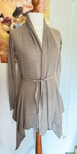 Beige/Greige Strickjacke Lurex