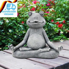 Frosch gartendeko meditation - frosch-gartendeko,