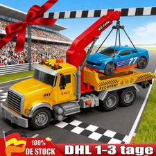 Abschleppwagen Spielzeug Großer Transporter LKW Lastwagen 1:16 mit Licht Sound