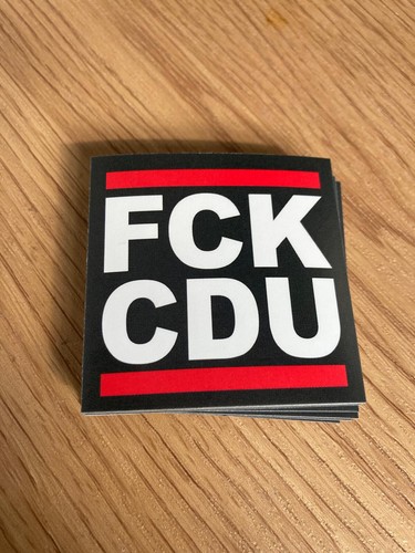 Fck cdu fckcdu - fckcdu, sticker