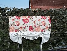 Raffgardine LANDHAUSSTIL GARDINE  Shabby Chic Raffrollo  100x100