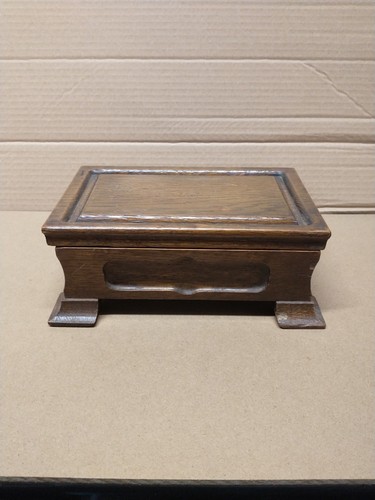 Vintage art deco holzschatulle - vintage,