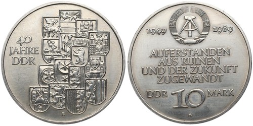 Deutschland ddr 10 mark - 10,
