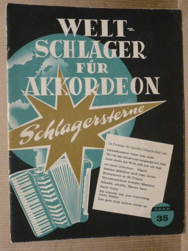 Notenheft weltschlager für - ",