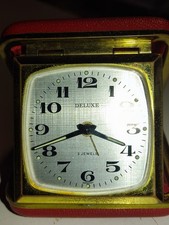 Reisewecker Wecker Uhr Deluxe 2 Jewels Uhr Vintage