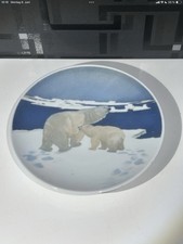 Porzellan Wandteller