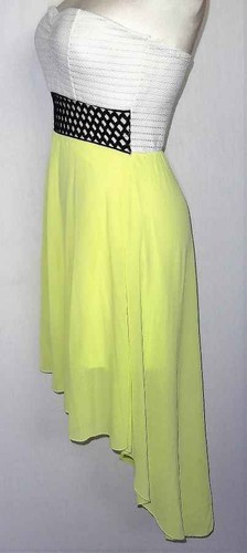 Bandeau vokuhila cocktailkleid - vokuhila,
