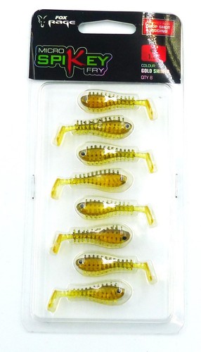 Fox rage micro spikey 4cm - rage, gold