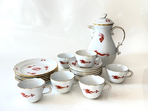 Meissen reicher drachen rot - reicher,