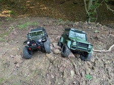 Absima 1:10 EP Crawler CR4.4 WOLF mattgrün RTR 12030 2-Gang Tank Turn Brake