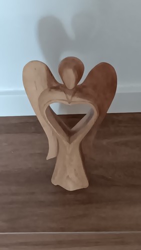 Holz dekorations figur frau - figur, ,