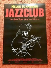 Jazzclub - der frühe Vogel fängt … Kinoplakat Poster A1, Helge Schneider