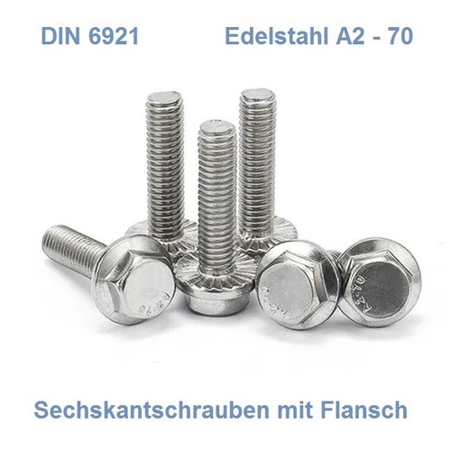 Sechskantschrauben mit flansch - mit,