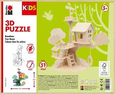 Marabu 3D Holz Puzzle Baumhaus
