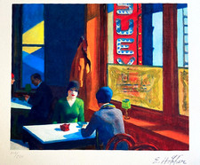Edward Hopper Lithographie COA