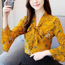 Bluse Damen Chiffon Shirt