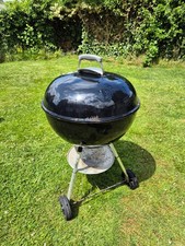 Weber Bar-B-Kettle 57cm Holzkohlegrill - Schwarz - gebraucht
